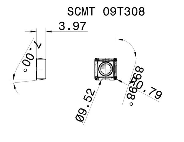 SCMT09T308 LAM9315 - Imagen 2