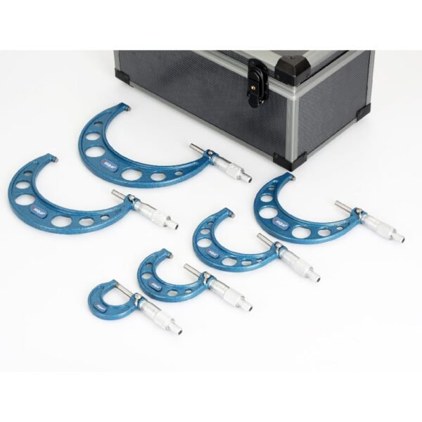 SET MICROMETRO EXTERIOR DASQUA 6PCS 0-150MMX0,01MM - Imagen 2