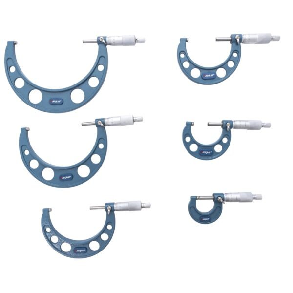 SET MICROMETRO EXTERIOR DASQUA 6PCS 0-150MMX0,01MM - Imagen 4