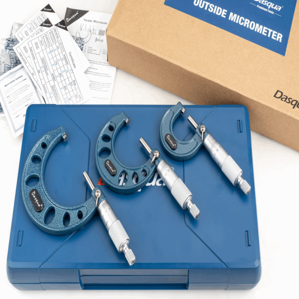 SET MICROMETRO EXTERIOR 3 PCS 0-75MMX0,01MM DASQUA