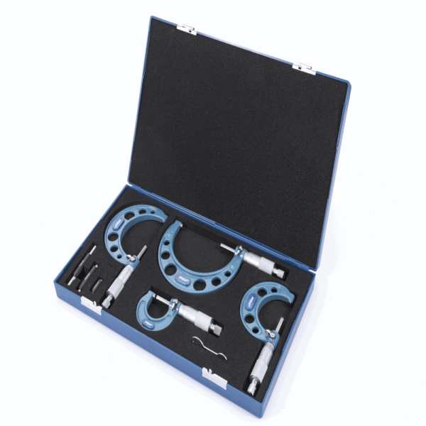 SET MICROMETRO EXTERIOR 4 PCS 0-100MMX0,01MM DASQUA - Imagen 3