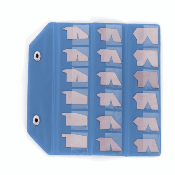 JGO MEDIDOR DE ANGULO DASQUA 18PCS - 5°-90°