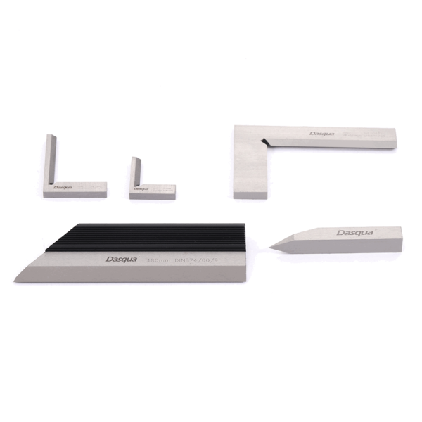 JGO ESCUADRA MECANICA 5PCS 25X20MM - 40X28MM - 75X50MM DASQUA - Imagen 3