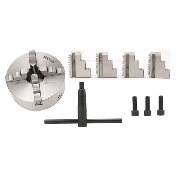 PLATO TORNO 4G 4" 100mm UNIV (HUSILLO 22mm) SAN OU - Imagen 6