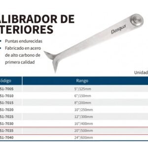 PINZA INTERIOR 500MM-20- DASQUA